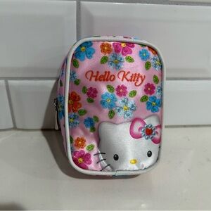 Rare Vintage Hello Kitty Mini Pouch - Pink Floral